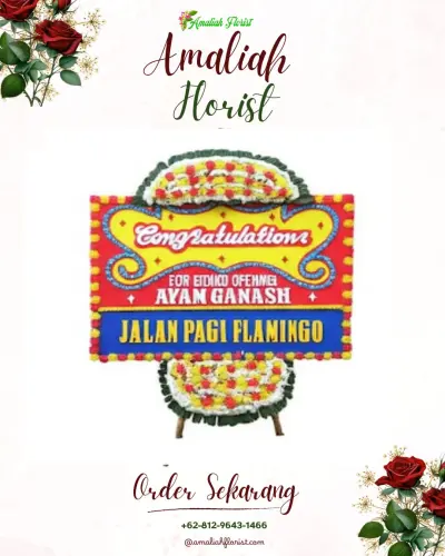 Bunga Papan Congratulation di Gunung Mulya